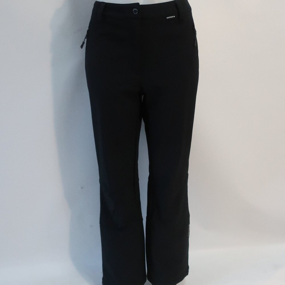 Womens Icepeak Black Insulated Ski Pants 42 EUR/US 12